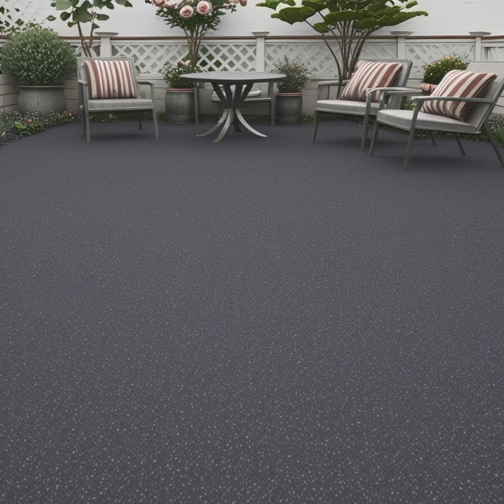 Black Resin Patio in Denbigh